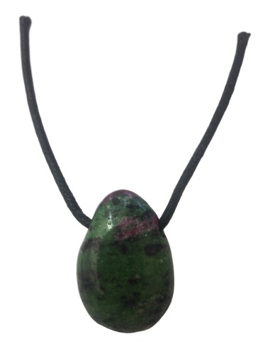 Photo de Pendentif percé en rubis zoisite - Encens.fr - Boutique ésotérique en ligne - vente de Pendentif percé en rubis zoisite