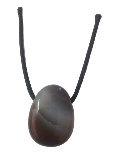 Photo de Pendentif percé en agate botswana - Encens.fr - Boutique ésotérique en ligne - vente de Pendentif percé en agate botswa