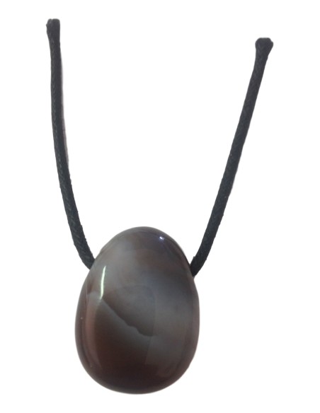 Photo de Pendentif percé en agate botswana - Encens.fr - Boutique ésotérique en ligne - vente de Pendentif percé en agate botswa
