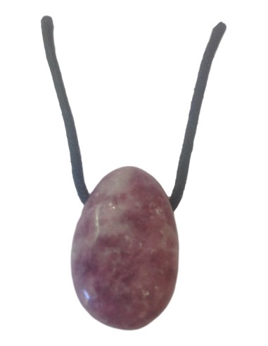 Photo de Pendentif percé en lépidolite - Encens.fr - Boutique ésotérique en ligne - vente de Pendentif percé en lépidolite