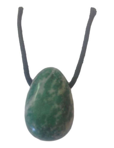 Photo de Pendentif percé en fuchsite serpentine - Encens.fr - Boutique ésotérique en ligne - vente de Pendentif percé en fuchsit