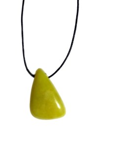 Photo de Pendentif triface percé en Jade - Encens.fr - Boutique ésotérique en ligne - vente de Pendentif triface percé en Jade