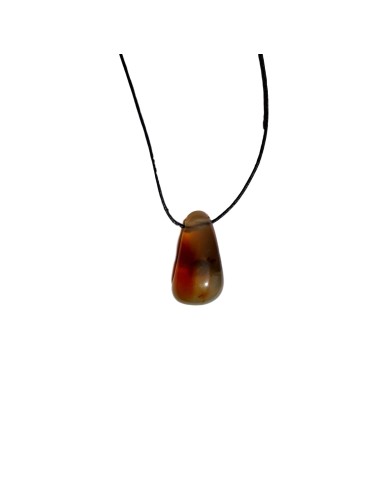 Photo de Pendentif triface percé en Agate - Encens.fr - Boutique ésotérique en ligne - vente de Pendentif triface percé en Agate