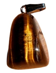 Photo de Pendentif triface bélière en Oeil de tigre - Encens.fr - Boutique ésotérique en ligne - vente de Pendentif triface béli
