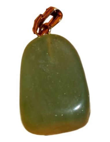Pendentif triface belière en Jade