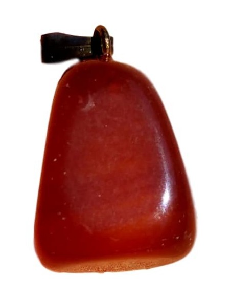 Photo de Pendentif triface belière en Cornaline - Encens.fr - Boutique ésotérique en ligne - vente de Pendentif triface belière 