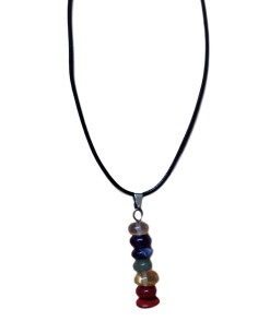 Photo de Pendentif 7 chakras avec collier - Encens.fr - Boutique ésotérique en ligne - vente de Pendentif 7 chakras avec collier