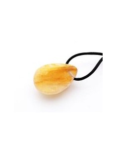 Photo de Pendentif semi poli en citrine - Encens.fr - Boutique ésotérique en ligne - vente de Pendentif semi poli en citrine