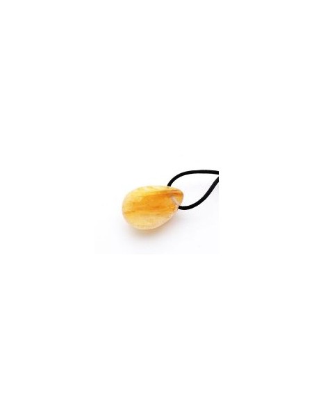Photo de Pendentif semi poli en citrine - Encens.fr - Boutique ésotérique en ligne - vente de Pendentif semi poli en citrine