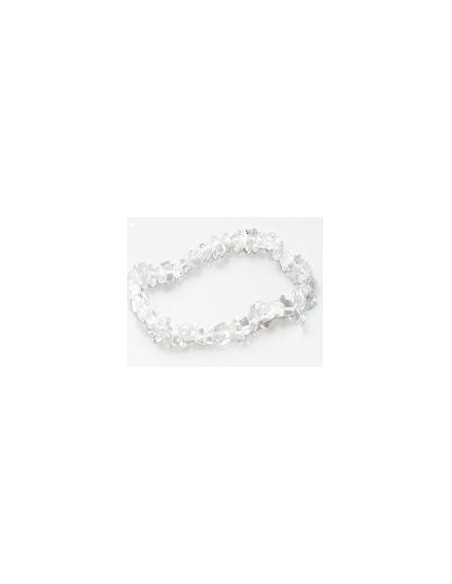 Photo de Bracelet chips cristal de roche - Encens.fr - Boutique ésotérique en ligne - vente de Bracelet chips cristal de roche