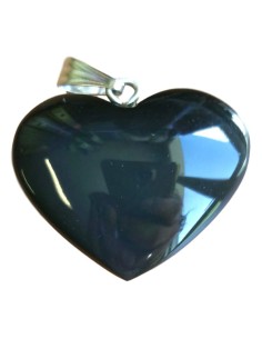 Photo de Pendentif Coeur en Obsidienne oeil céleste - Encens.fr - Boutique ésotérique en ligne - vente de Pendentif Coeur en Obs