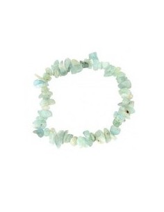 Photo de Bracelet chips aigue marine - Encens.fr - Boutique ésotérique en ligne - vente de Bracelet chips aigue marine