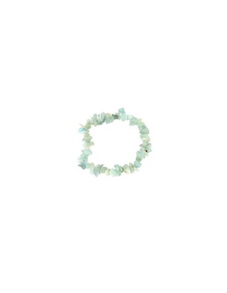 Photo de Bracelet chips aigue marine - Encens.fr - Boutique ésotérique en ligne - vente de Bracelet chips aigue marine