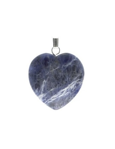 Photo de Pendentif Coeur en sodalite - Encens.fr - Boutique ésotérique en ligne - vente de Pendentif Coeur en sodalite