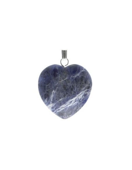 Photo de Pendentif Coeur en sodalite - Encens.fr - Boutique ésotérique en ligne - vente de Pendentif Coeur en sodalite