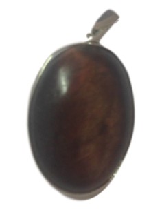 Photo de Pendentif cerclé oeil de taureau - Encens.fr - Boutique ésotérique en ligne - vente de Pendentif cerclé oeil de taureau