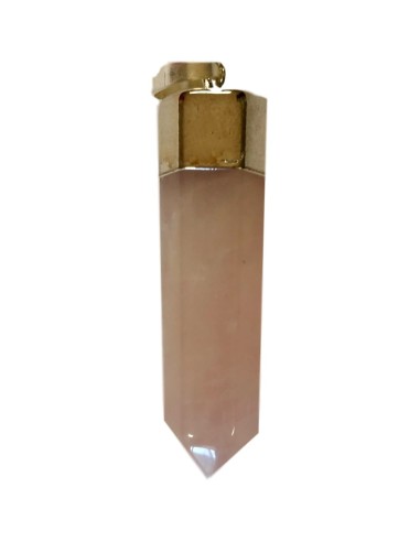 Photo de Pendentif en pointe Quartz rose - Encens.fr - Boutique ésotérique en ligne - vente de Pendentif en pointe Quartz rose