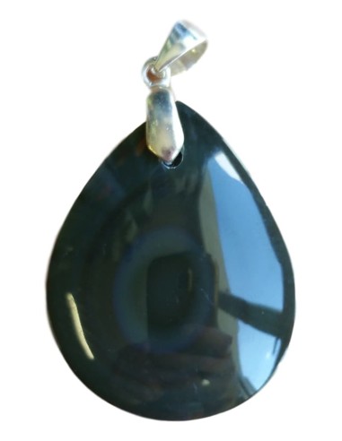 Photo de Pendentif goutte avec bélière en Obsidienne oeil céleste - Encens.fr - Boutique ésotérique en ligne - vente de Pendent