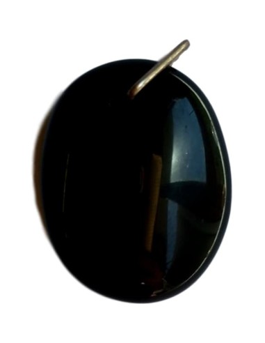 Photo de Pendentif Ovale en Obsidienne ?il céleste - Encens.fr - Boutique ésotérique en ligne - vente de Pendentif Ovale en Obsi