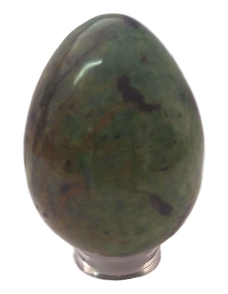 Photo de Oeuf en jaspe vert - Encens.fr - Boutique ésotérique en ligne - vente de Oeuf en jaspe vert