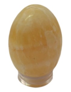 Photo de Oeuf en calcédoine jaune - Encens.fr - Boutique ésotérique en ligne - vente de Oeuf en calcédoine jaune