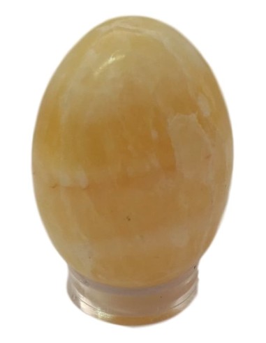 Photo de Oeuf en calcédoine jaune - Encens.fr - Boutique ésotérique en ligne - vente de Oeuf en calcédoine jaune