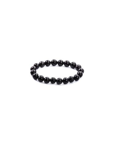 Photo de Bracelet 6 mm en obsidienne oeil céleste - Encens.fr - Boutique ésotérique en ligne - vente de Bracelet 6 mm en obsidie