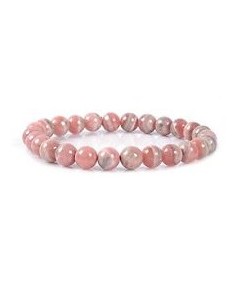 Photo de Bracelet 6 mm en rhodochrosite - Encens.fr - Boutique ésotérique en ligne - vente de Bracelet 6 mm en rhodochrosite