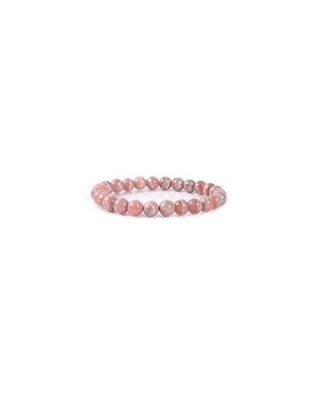 Photo de Bracelet 6 mm en rhodochrosite - Encens.fr - Boutique ésotérique en ligne - vente de Bracelet 6 mm en rhodochrosite