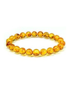 Photo de Bracelet 4 mm en ambre - Encens.fr - Boutique ésotérique en ligne - vente de Bracelet 4 mm en ambre