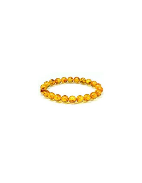 Photo de Bracelet 4 mm en ambre - Encens.fr - Boutique ésotérique en ligne - vente de Bracelet 4 mm en ambre