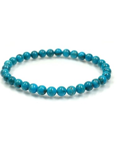 Photo de Bracelet 4 mm en howlite colorée - Encens.fr - Boutique ésotérique en ligne - vente de Bracelet 4 mm en howlite colorée