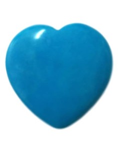 Coeurs en Howlite turquoise