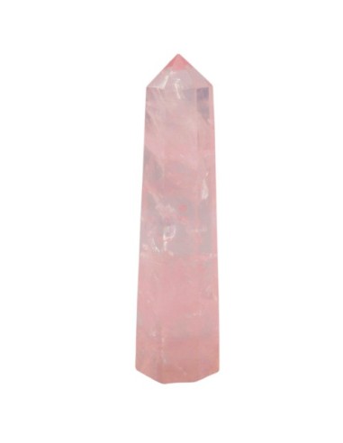 Photo de Pointe en quartz rose - Encens.fr - Boutique ésotérique en ligne - vente de Pointe en quartz rose