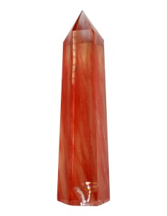 Photo de Pointe en cristal de roche rouge - Encens.fr - Boutique ésotérique en ligne - vente de Pointe en cristal de roche rouge
