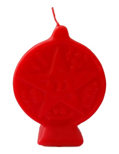 Photo de Bougie pentagramme rouge - Encens.fr - Boutique ésotérique en ligne - vente de Bougie pentagramme rouge