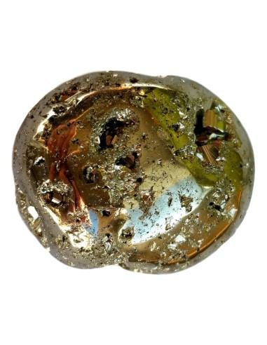 Photo de Pyrite en Pierre roulée 3/4 cm - Encens.fr - Boutique ésotérique en ligne - vente de Pyrite en Pierre roulée 3/4 cm