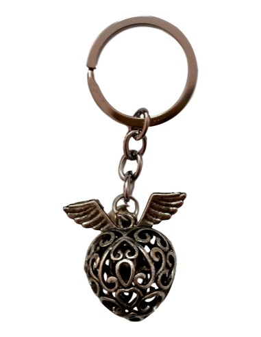 Photo de Porte-clés Angel & Love argenté - Encens.fr - Boutique ésotérique en ligne - vente de Porte-clés Angel & Love argenté