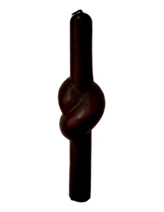 Photo de Bougie 1 noeud noire - Encens.fr - Boutique ésotérique en ligne - vente de Bougie 1 noeud noire