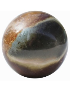 Sphère en jaspe polychrome 4 cm