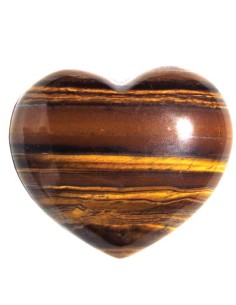 Photo de Coeur en oeil de tigre  4cm - Encens.fr - Boutique ésotérique en ligne - vente de Coeur en oeil de tigre  4cm