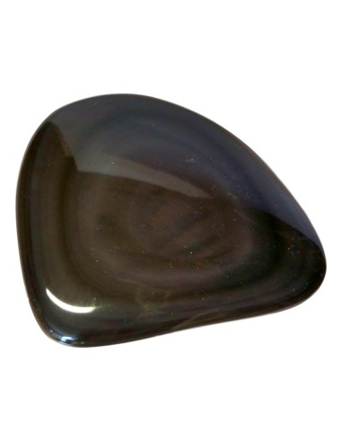 Photo de Galet en Obsidienne ?il céleste 8 cm - Encens.fr - Boutique ésotérique en ligne - vente de Galet en Obsidienne ?il céle