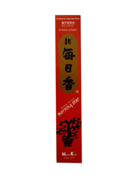 Photo de Encens Japonais MORNING STAR Myrrhe - Encens.fr - Boutique ésotérique en ligne - vente de Encens Japonais MORNING STAR 