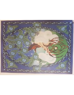 Tenture indienne Arbre de vie 240x210