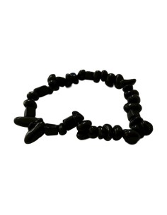 Photo de Bracelet chips en obsidienne oeil celeste - Encens.fr - Boutique ésotérique en ligne - vente de Bracelet chips en obsid
