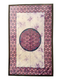 Photo de Tenture indienne Fleur de vie - Encens.fr - Boutique ésotérique en ligne - vente de Tenture indienne Fleur de vie