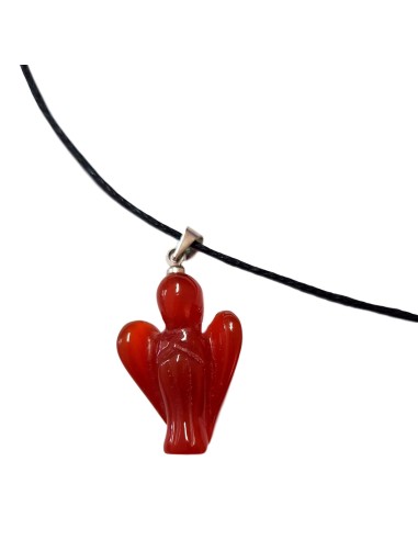 Photo de Pendentif Ange Cornaline - Encens.fr - Boutique ésotérique en ligne - vente de Pendentif Ange Cornaline