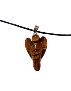 Photo de Pendentif Ange Oeil de tigre - Encens.fr - Boutique ésotérique en ligne - vente de Pendentif Ange Oeil de tigre