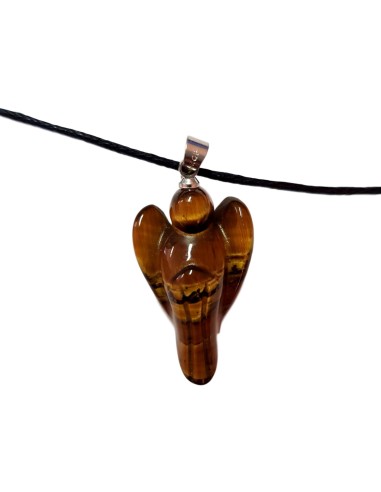 Photo de Pendentif Ange Oeil de tigre - Encens.fr - Boutique ésotérique en ligne - vente de Pendentif Ange Oeil de tigre