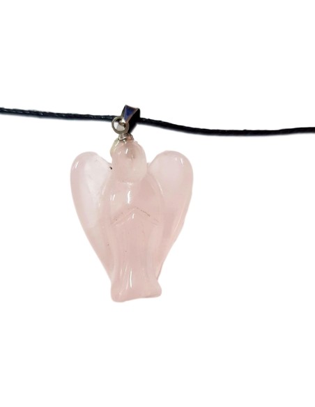 Photo de Pendentif Ange Quartz rose - Encens.fr - Boutique ésotérique en ligne - vente de Pendentif Ange Quartz rose